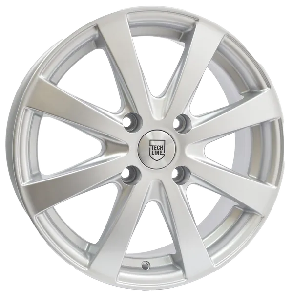 Диски Р 16 TECHLINE 634 АЗОВ-ТЭК(6J*16H2 4*100 et45 dia60.1) S-серебристый
